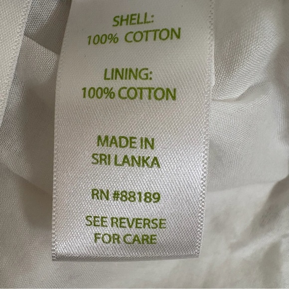 Lilly Pulitzer Tate Mini Skirt White Eyelet Size 4 - Picture 5 of 5